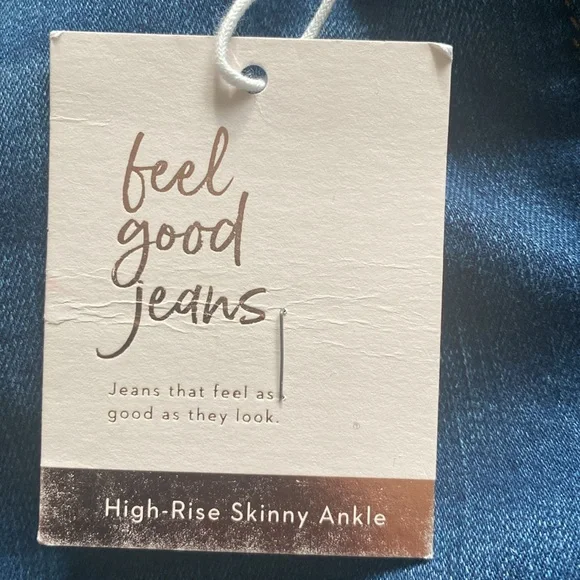 Lauren Conrad NWT high rise skinny ankle jeans 22W - Picture 4 of 8